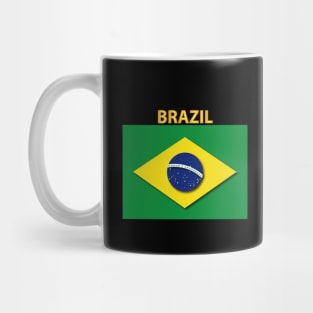 Flag - Brazil w Txt Mug